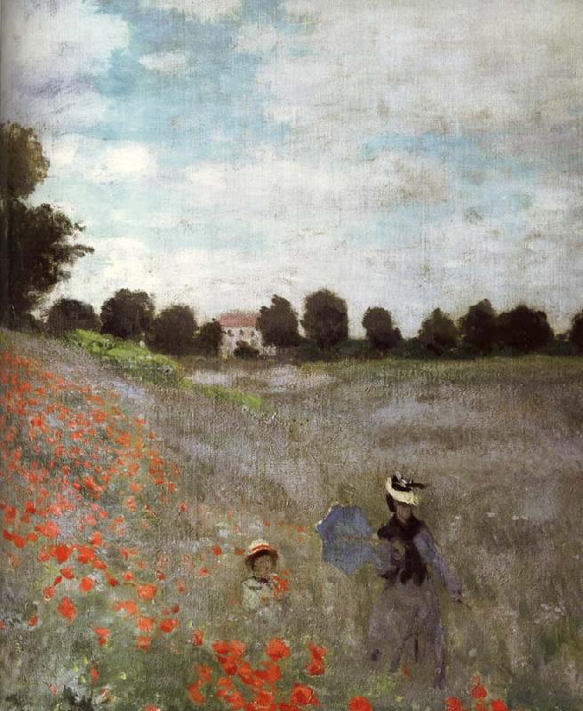 Claude Monet Details of Poppies France oil painting art